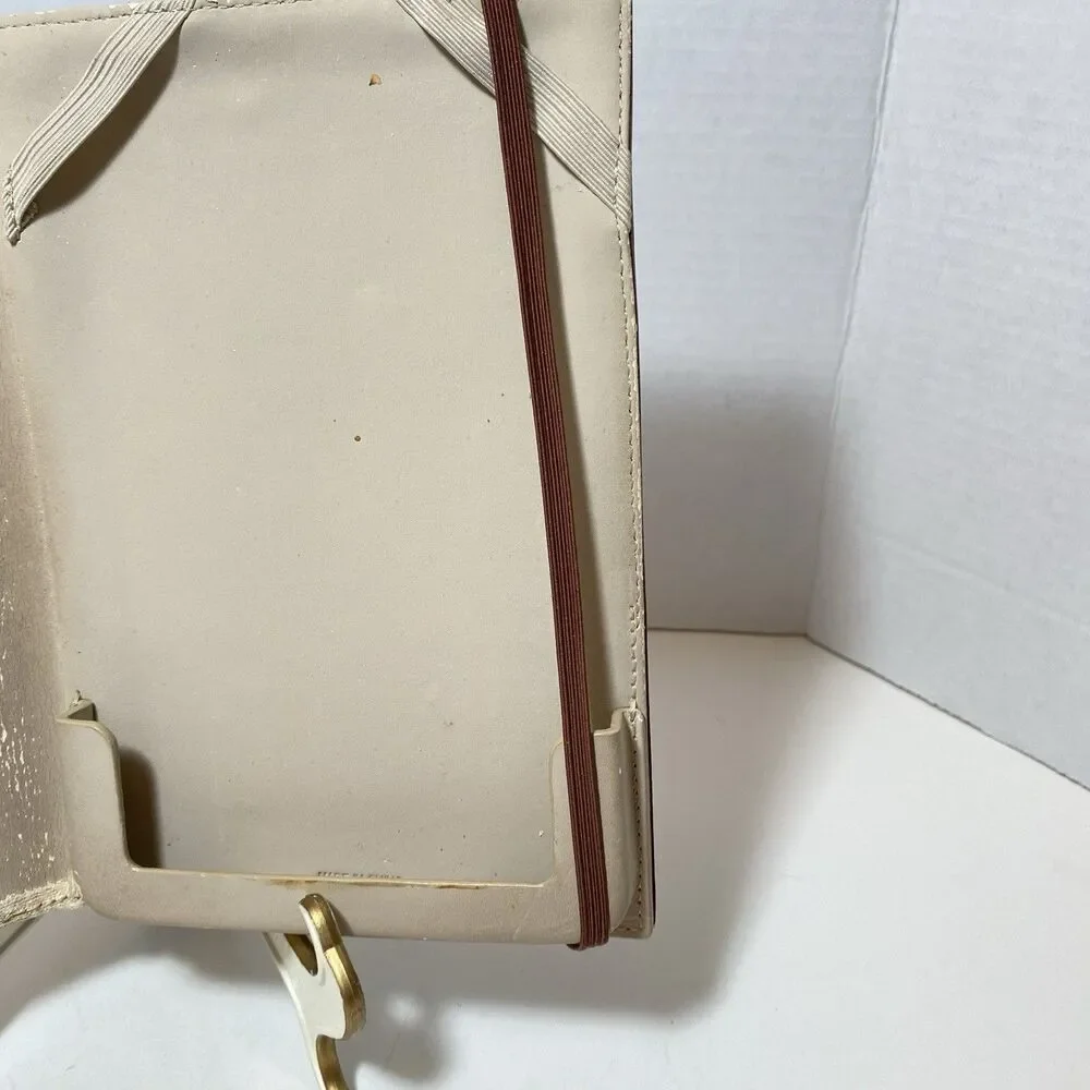 Nook Genuine Leather Cover Tan Brown 6x8” Barnes&Noble Elastic Closure Preowned